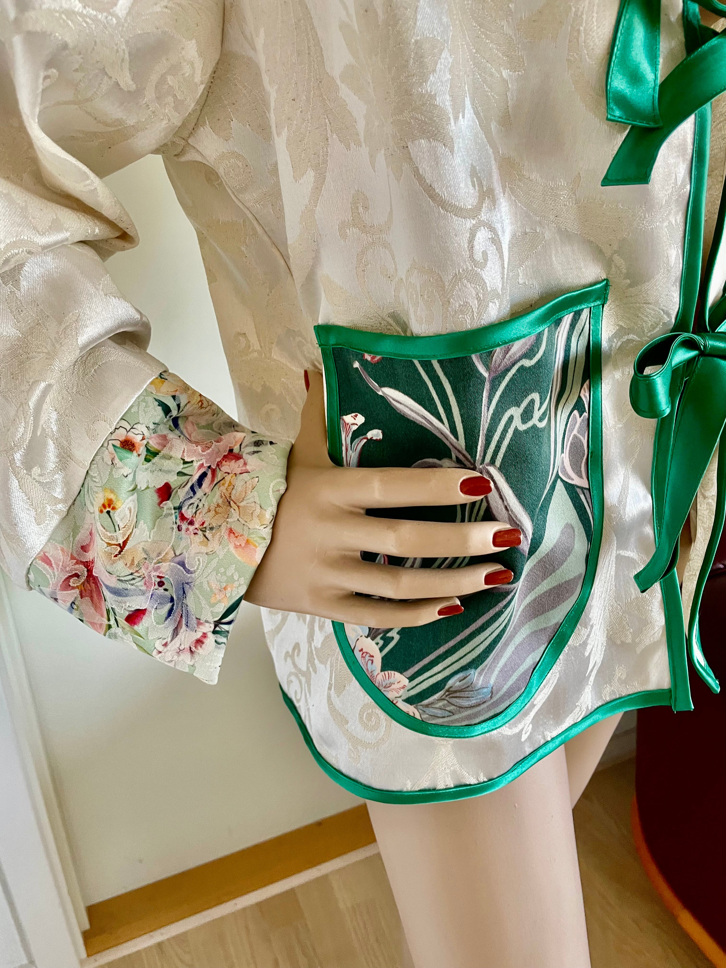 Trendy sommerjakke - Upcyclet i kimonostil