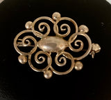 Vintagesølvbroche