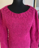 Pink uldsweater